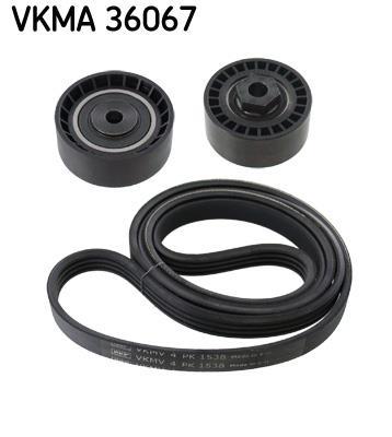Kit de courroie d'accessoire (Courroie d’alternateur) SKF ref. VKMA 36067